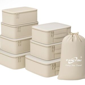 Packing Cubes for Suitcases Extra Large 8 Set, Travel Cubes